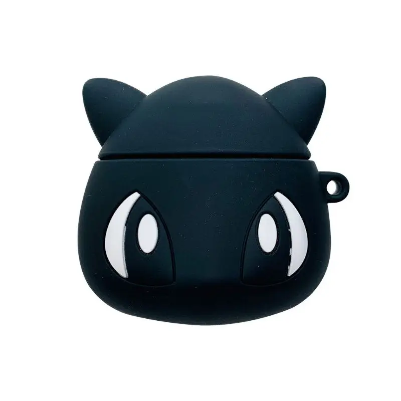 

Black Fairy Pattern Soft Silicone Protective Cover Shockproof Case Skin for Airpods 1/2 Charging Box