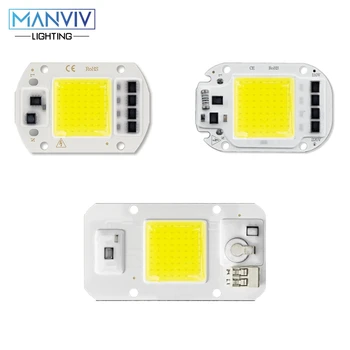 

COB LED Chip 20W 30W 50W LED Light Beads Smart IC No Need Driver 220V LED Bulb Lamp DIY for Outdoor LED Spotlight Floodlight