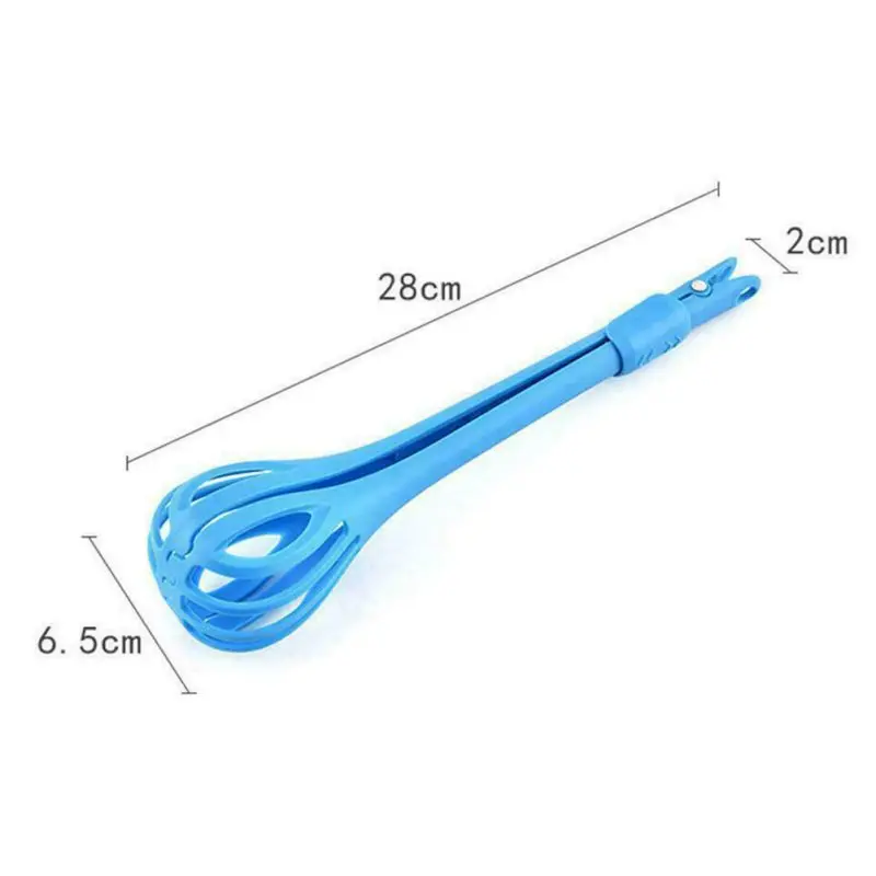 Three In One Spaghetti Noodle Clip Egg Beater Egg Clip Salad Mixer Anti-scalding Food Clip Kitchen Supplies