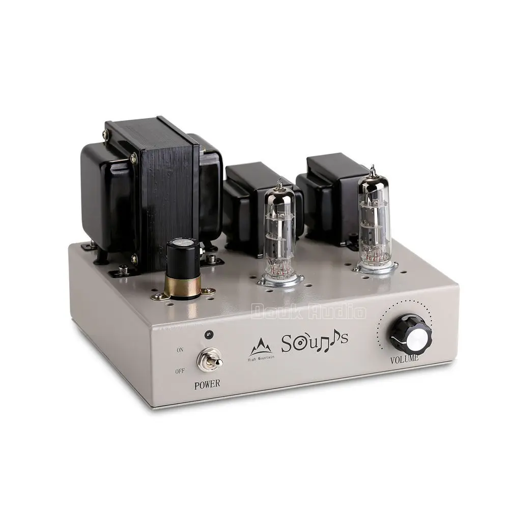 Мини усилитель вакуумной трубки Douk Audio 6F3 стерео Hi Fi мощности класса A с одним