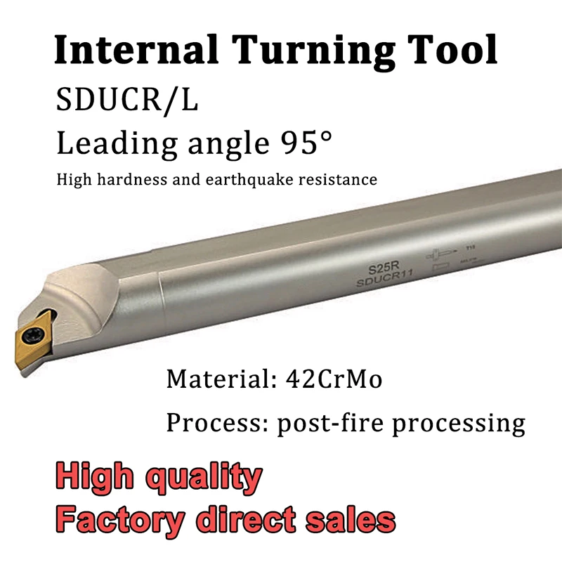 

SDUCR SDUCL 07 Internal Borning Tool Holder CNC Lathe Cutter Tools High Quality Turning Tool For DCMT070204 DCMT11T304 Inserts