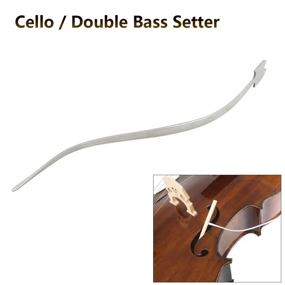 Violin S Style Sound post Setter,Violin Tool S Violin Column Hook,Stainless Steel