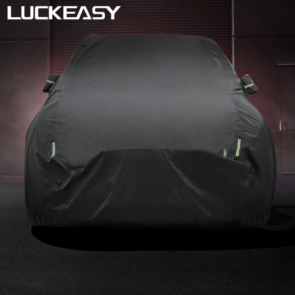 LUCKEASY автомобильный чехол для Tesla модель X/S- ткань Оксфорд водонепроницаемый любую погоду солнце УФ Защита от дождя