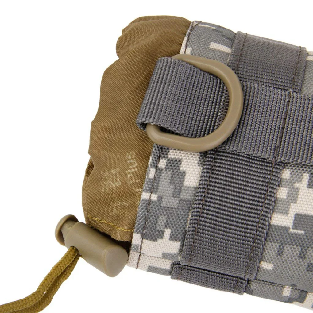Outdoor Kettle Pack Camping Water Bottle Cover Holder Camouflage Mountaineering Bag Pouch
