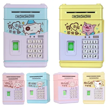 

Electronic Piggy Bank Safe Money Box tirelire for Children Digital Coins Cash Saving Safe Deposit ATM Machine Birthday Gift Kids