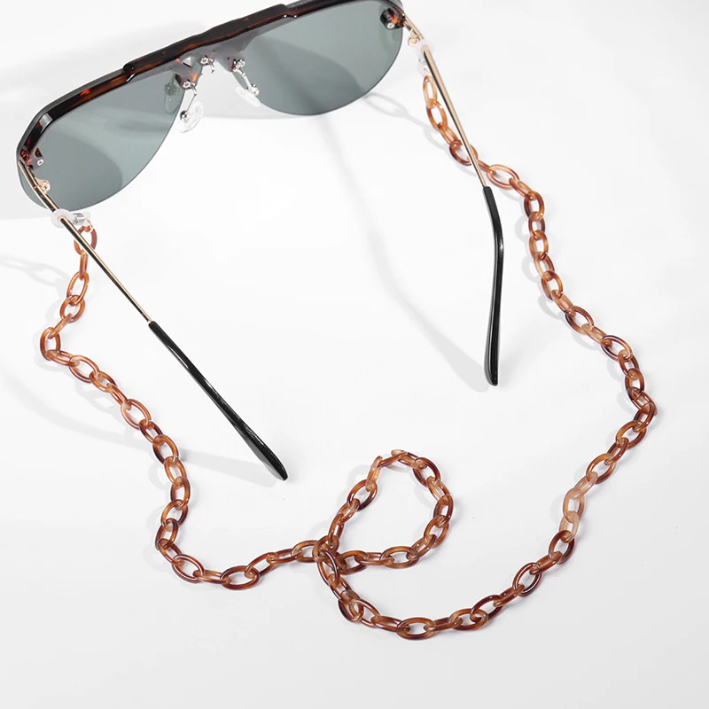 Chic Sunglasses Chain Leopard Acrylic 
