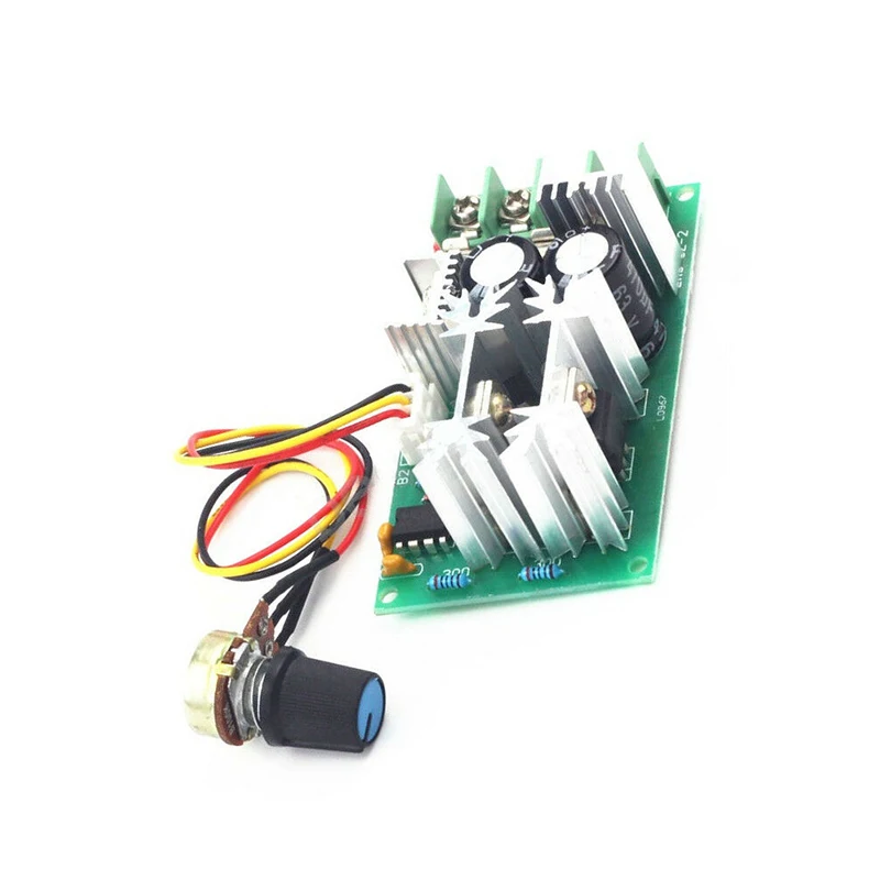 DC 10-60V регулятор скорости двигателя ШИМ переключатель регулятора скорости двигателя 20A регулятор напряжения тока модуль привода высокой мощности