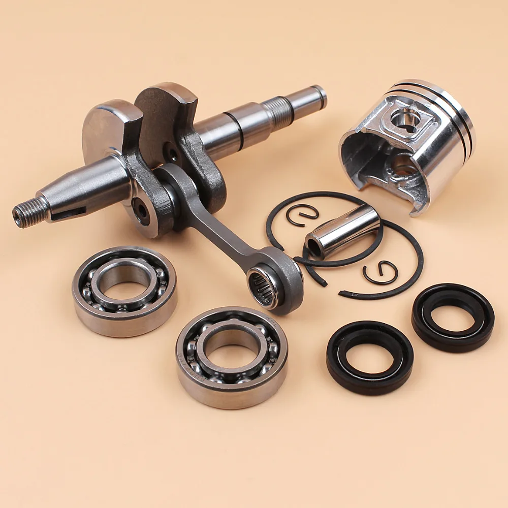 Crank Shaft Crankshaft 38mm Piston Rings Oil Seal Beaing Kit For STIHL MS180 MS170 018 017 MS 180 170 Chainsaw Fit 10mm Pin | Инструменты