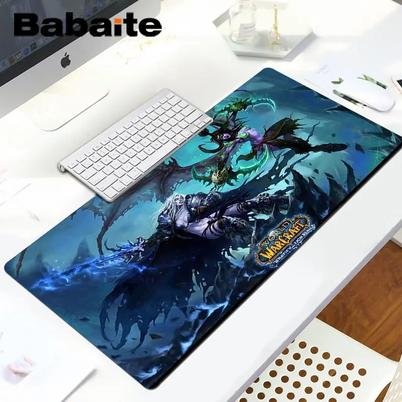 Игровой коврик для мыши World of Warcraft XL Большой резиновый противоскользящий коврик для мыши игровой компьютерный Настольный коврик для мыши игровой коврик