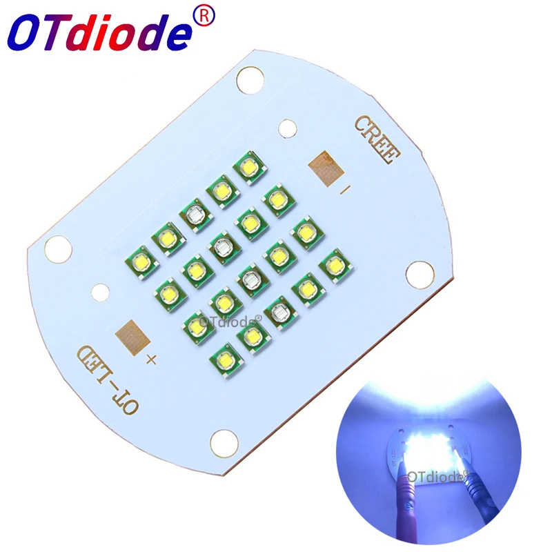 

Светодиодный излучатель для аквариума CREE XPE, 50 Вт, 60 Вт, XP-E, нейтральный белый + ярко-синий, бусины, для самостоятельной сборки, для морских рыбок, кораллов, светодиодное освещение для роста, светодиодный светильник льник