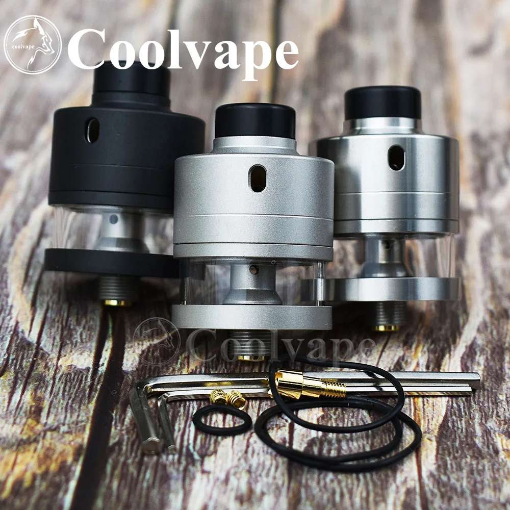 

coolvape Haku Riviera RDTA atomizer RTA With BF PIN 316ss Rebuildable Dripping Atomizer Squonk22mm/24mm RDTA