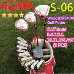 Women's Golf Complete Set Honma Beres IS-06 4 Star Club Set Driver+Fairway+Iron+Putter/13Pcs Graphite Shaft L Flex ( No Bag）
