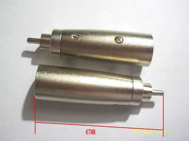20 шт. 3-контактный штекер XLR на RCA аудио адаптер Разъем Новый | Обустройство дома
