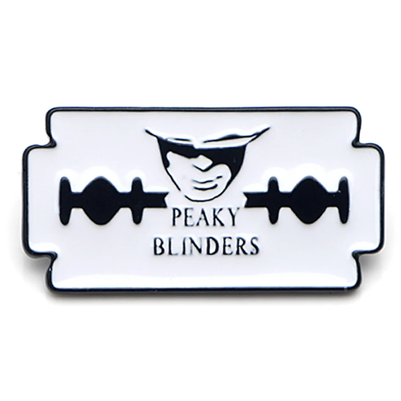 DMLSKY Peaky Blinders ТВ серия креативные эмалированные булавки и броши для женщин нагрудные булавки рюкзак сумки значок коллекция подарки M4112
