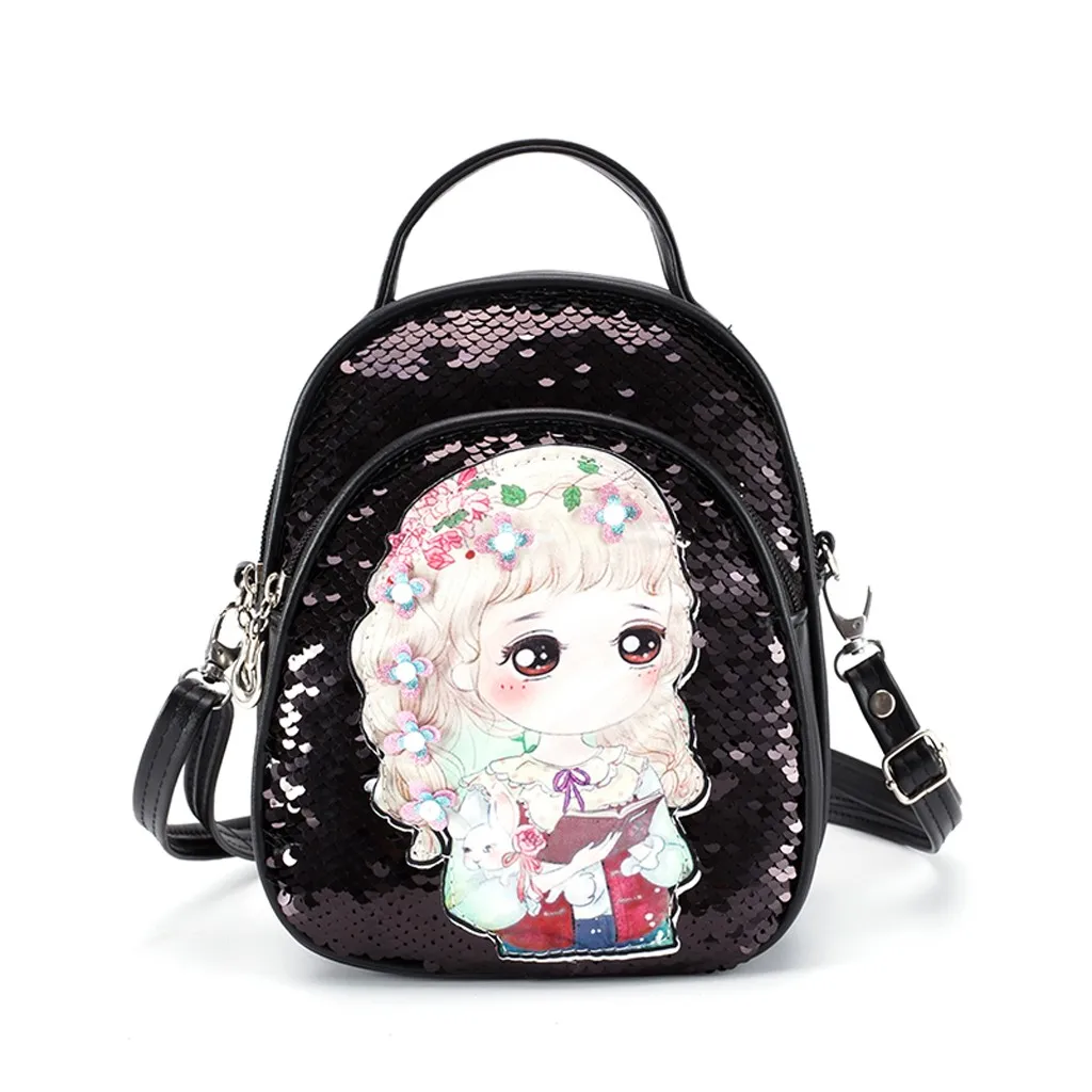 Модная милая сумка с блестками; кожаная детская сумка; сумка через плечо; модная сумка; милые маленькие рюкзаки для девочек; bolsa feminina