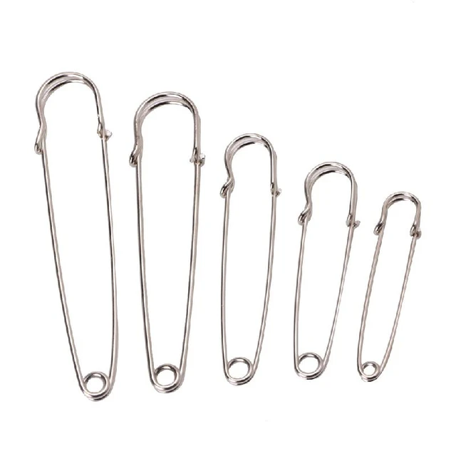 Large Safety Pins Heavy Duty  Safety Pins Decoration Large - Large  Stainless Steel - Aliexpress