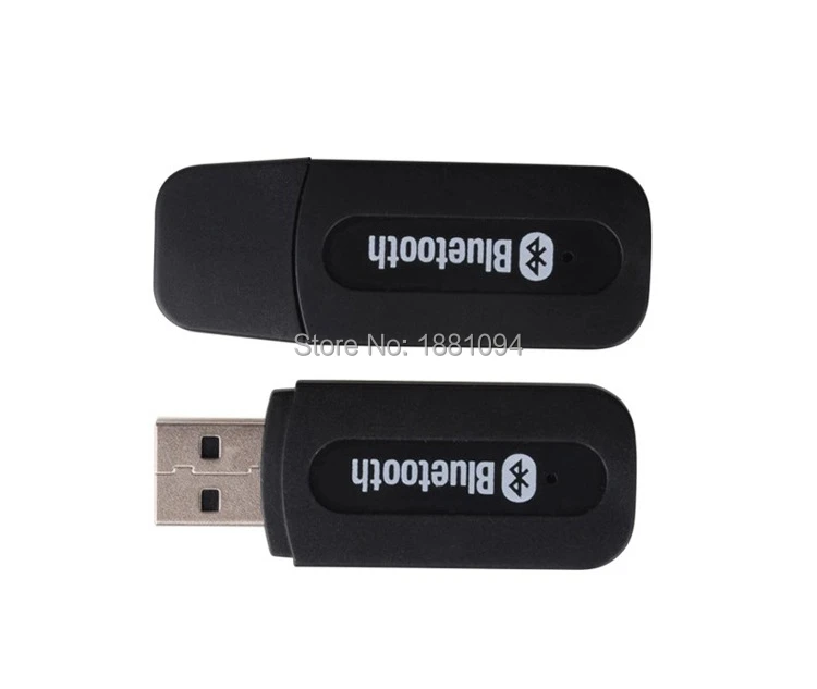 100pcs/lot Bluetooth Audio Receiver Adapter Wireless Music with 3.5mm jack AUX transmitter USB charging