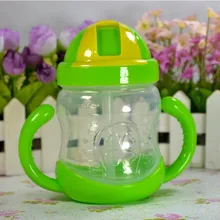 Детская чашка с трубочкой с ручкой детская чашка герметичная Детская кружка-непроливайка детский выпить стакан