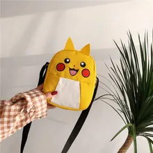 Креативная женская сумка с героями мультфильмов Осенняя новая стильная модная Холщовая Сумка с изображением животных, сумка на плечо, квадратная сумка на бретельках