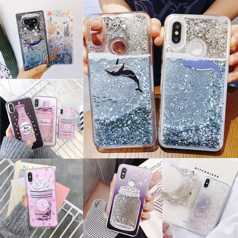 

Water Case Liquid Soft Slilcone Cover for Samsung Galaxy A7 2018 A9 A6 A8 Plus J4 J6 J8 A3 A5 J3 J5 J7 2016 2017 Coque Funda