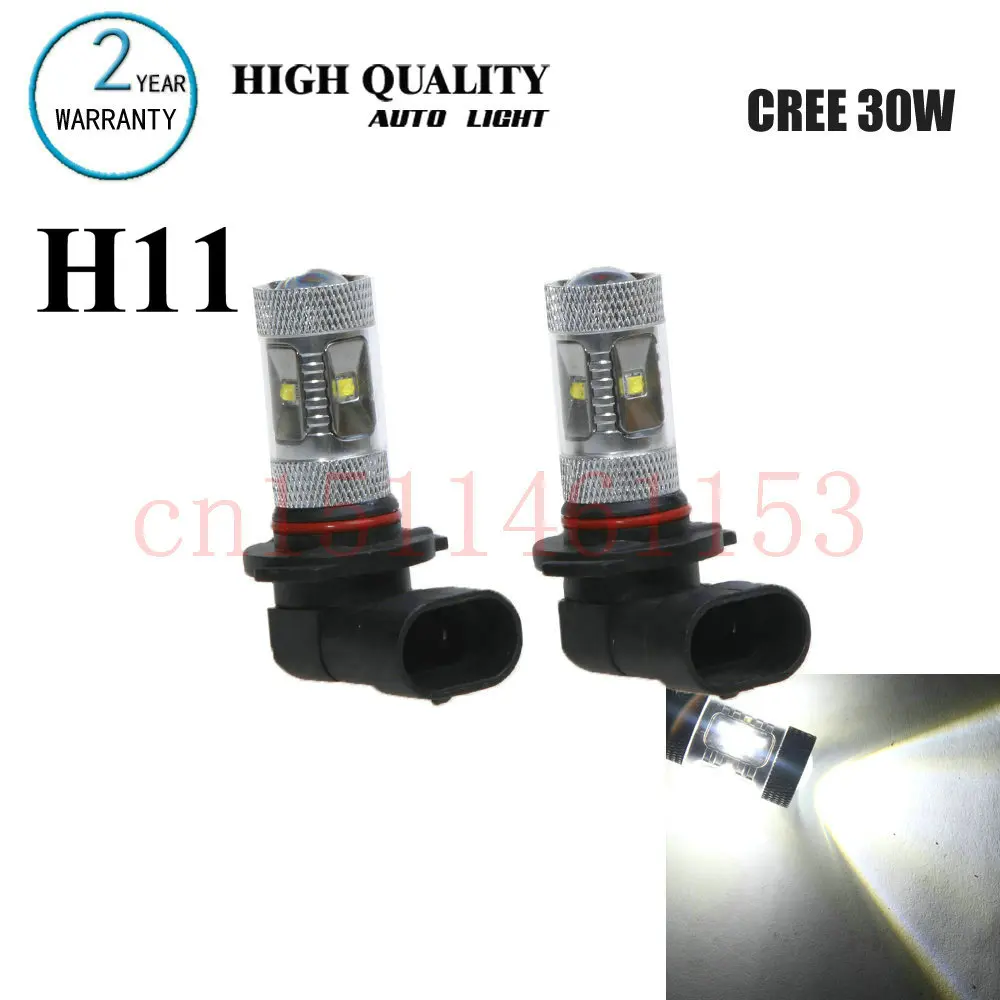 Передний Поворотный Светильник для Honda CIVIC IX(FK) 2012+ противотуманный парковочный светильник, задний поворотный стоп, лампа заднего хода, автомобильная светодиодная лампа Canbus 2 шт - Испускаемый цвет: fog light H11
