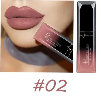 

Pudaier Long Lasting Liquid Lipstick Soft Matte Velvet Lip Gloss Non Stick Cup Lip Makeup Lip Lipstick Cosmetic for Women