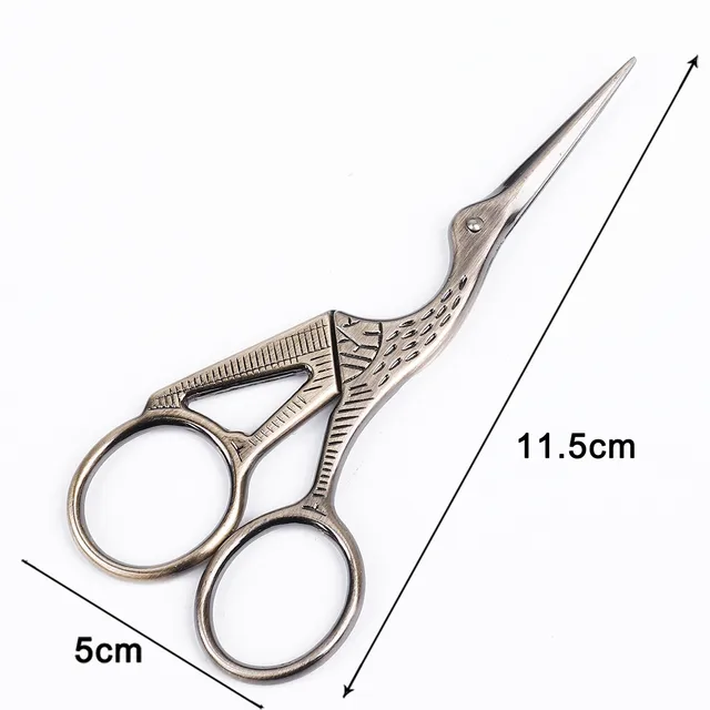 Vintage Stainless Steel Tailor Yarn Trim Cut cross stitch Scissor fabric Needlework Embroidery Thread knitting tool Sewing Tool 26