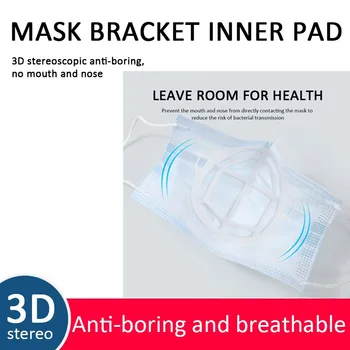 

Mask Bracket Cone Anti-suffocating Reusable Fashion Adults Mouth Nose Breathing Silicone 3D Cone Face Mask Holder Dropshipping