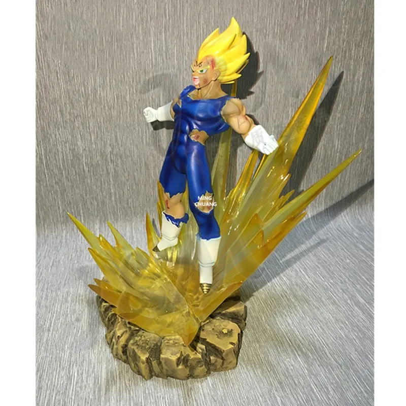 1" Dragon Ball Z статуя Супер Саян бюст Вегета полноразмерный портрет демон контроль издание анимационная фигурка GK игрушечная коробка 28 см V137