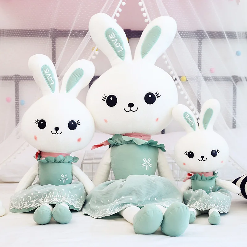 

Cute gong zhu tu Plush Toys LOVE Rabbit Doll Hugging Rabbit Large Size Doll GIRL'S Heart Birthday Gift