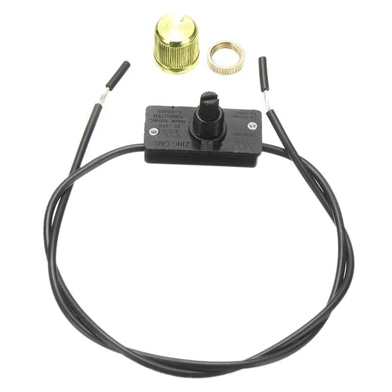 para 12V DC PWM Perilla Manual Regulador de luz LED Interruptor de luz con bot/ón Regulador del Cable del regulador del Cable para luz de Tira de LED