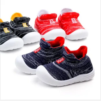 

Fashion Kids Shoes Soft Rubber Sole Baby First Walker Kids Breathable Casual Shoes Boys Girls Sport Shoes