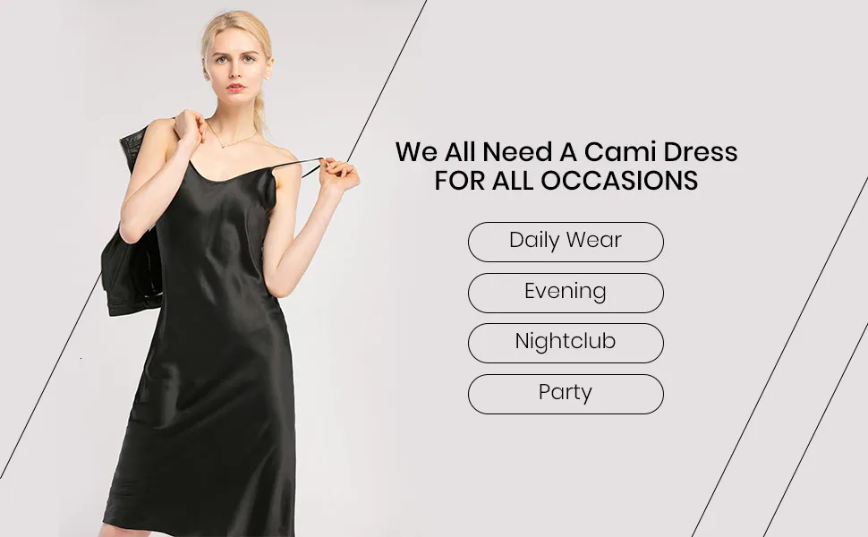 LILYSILK платье женская одежда женские летние шелковые Cami натуральный для всех случаев 22 мм Модные Новые
