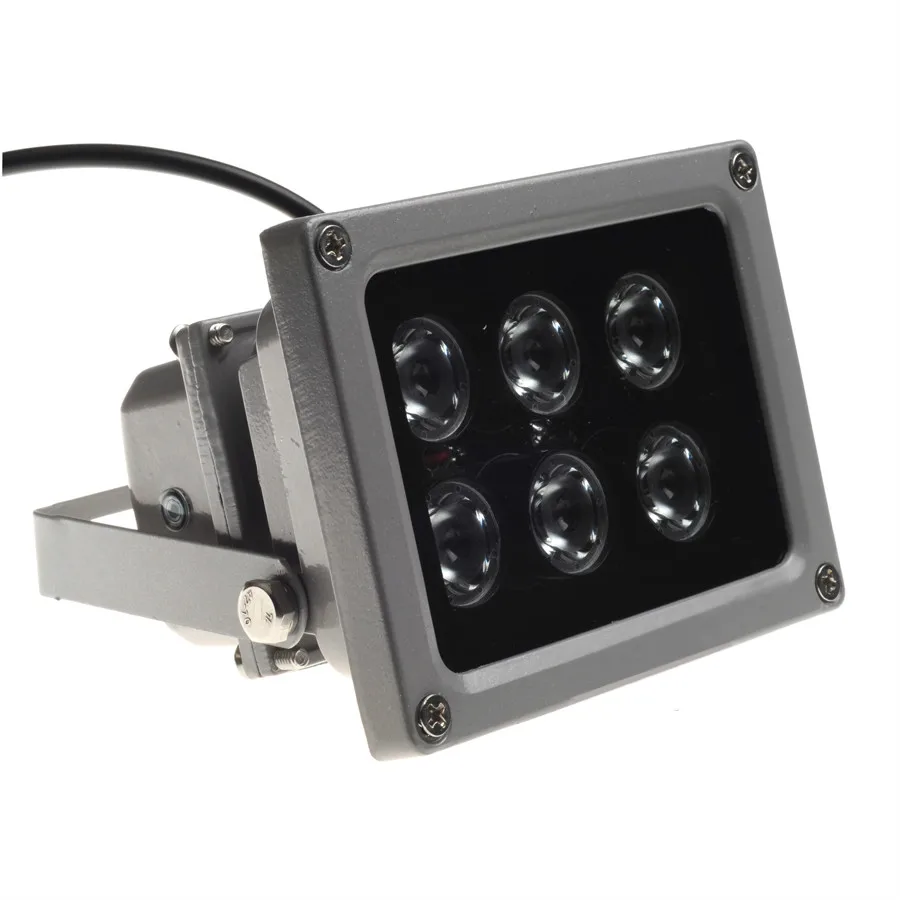 CCTV LEDS IR Illuminator Infrared Lamp 6pcs Array Led Outdoor Waterproof Night Vision Fill Light for Camera | Безопасность и