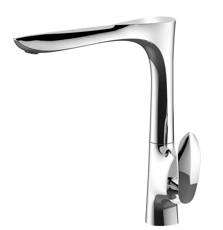 Vidric New arrival gold brass hot and cold single lever German technology bathroom basin faucet,tap