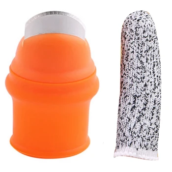 

Gardening Garden Picking Thumb Cutter with Anti-Cut Finger Cover for Vegetables Cutting YU-Home