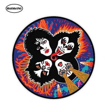 

HotMeiNi 12cm X 12cm Cartoon KISS Vinyl Decal Fun Car Styling Sticker Die Cut Waterproof Auto Motor Decor Graphics Car Sticker