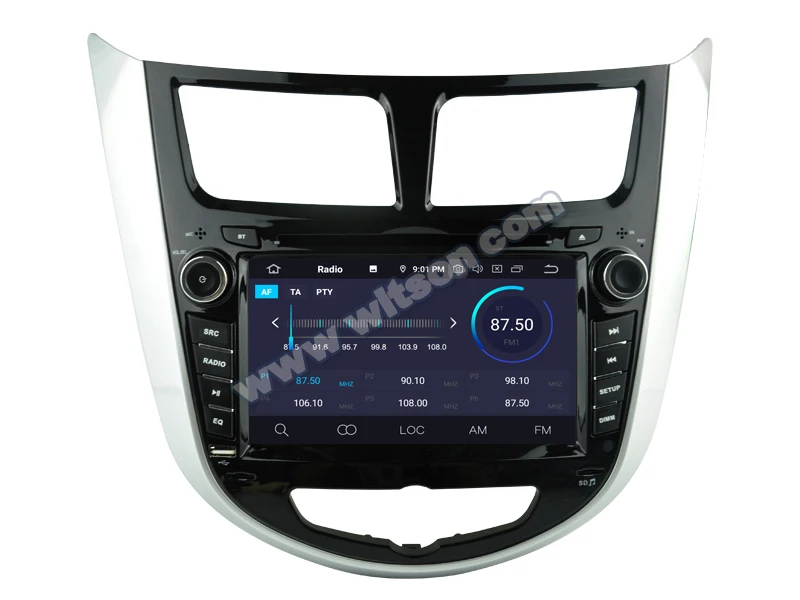 " Android 9,0 Pie OS автомобильный DVD Мультимедиа gps радио для hyundai Accent 2011-& hyundai Accent Blue 2011-& hyundai Accent хэтчбек 2011