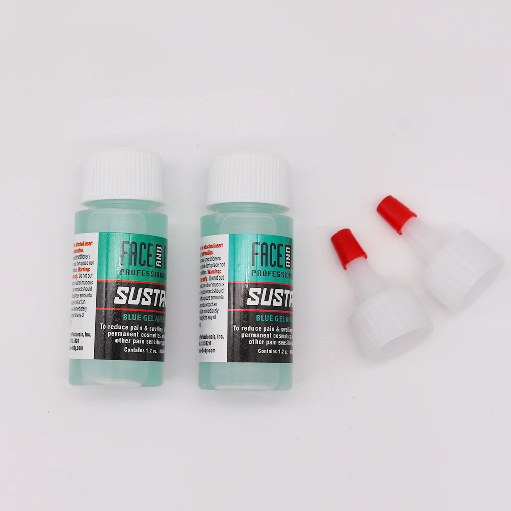 2 шт. профессиональный уход за лицом и телом тату синий гель для перманентного