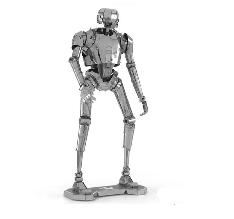 1 Звездные войны 3D Металлические DIY головоломки сборные строительные игрушки модель космического корабля имперский Звездный Разрушитель шаттл Tie Fighter Slave 1 головоломка - Цвет: 1