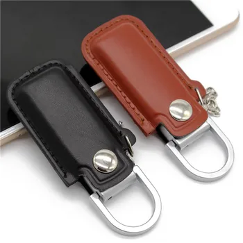 

TEXT ME 64GB 4 colour leather with key chain model usb flash drive usb 2.0 4GB 8GB 16GB 32GB pen drive gift