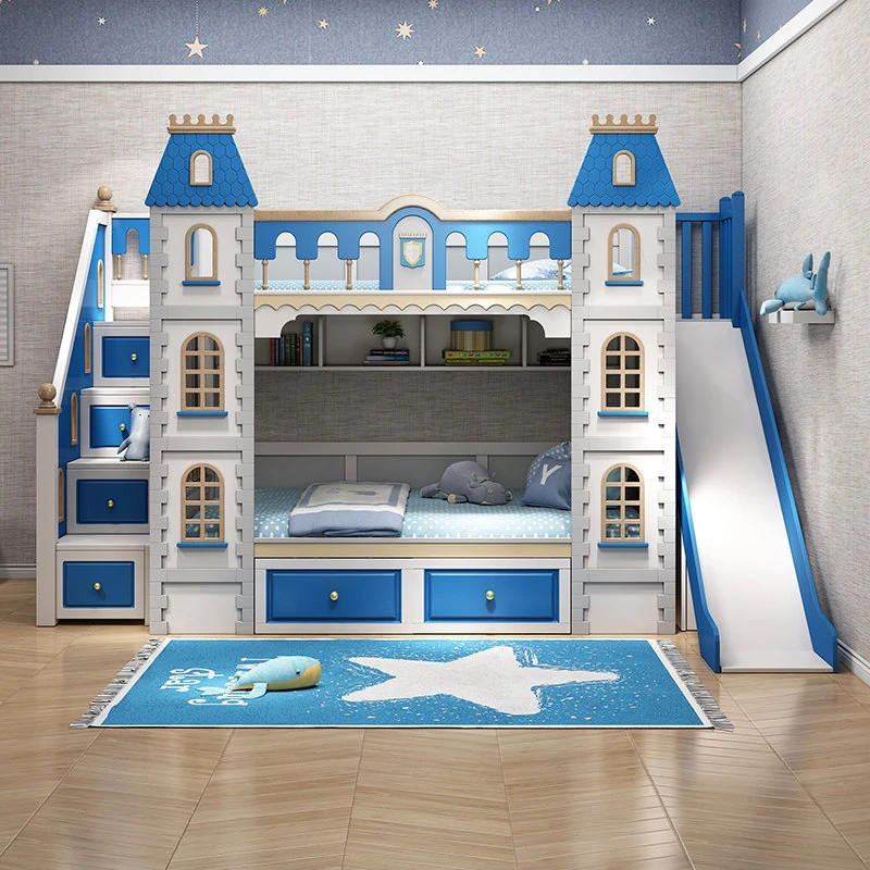 子供用ベッド 女の子と男の子用のベッド 二段ベッド 無垢材で作られた二段ベッド Aliexpress