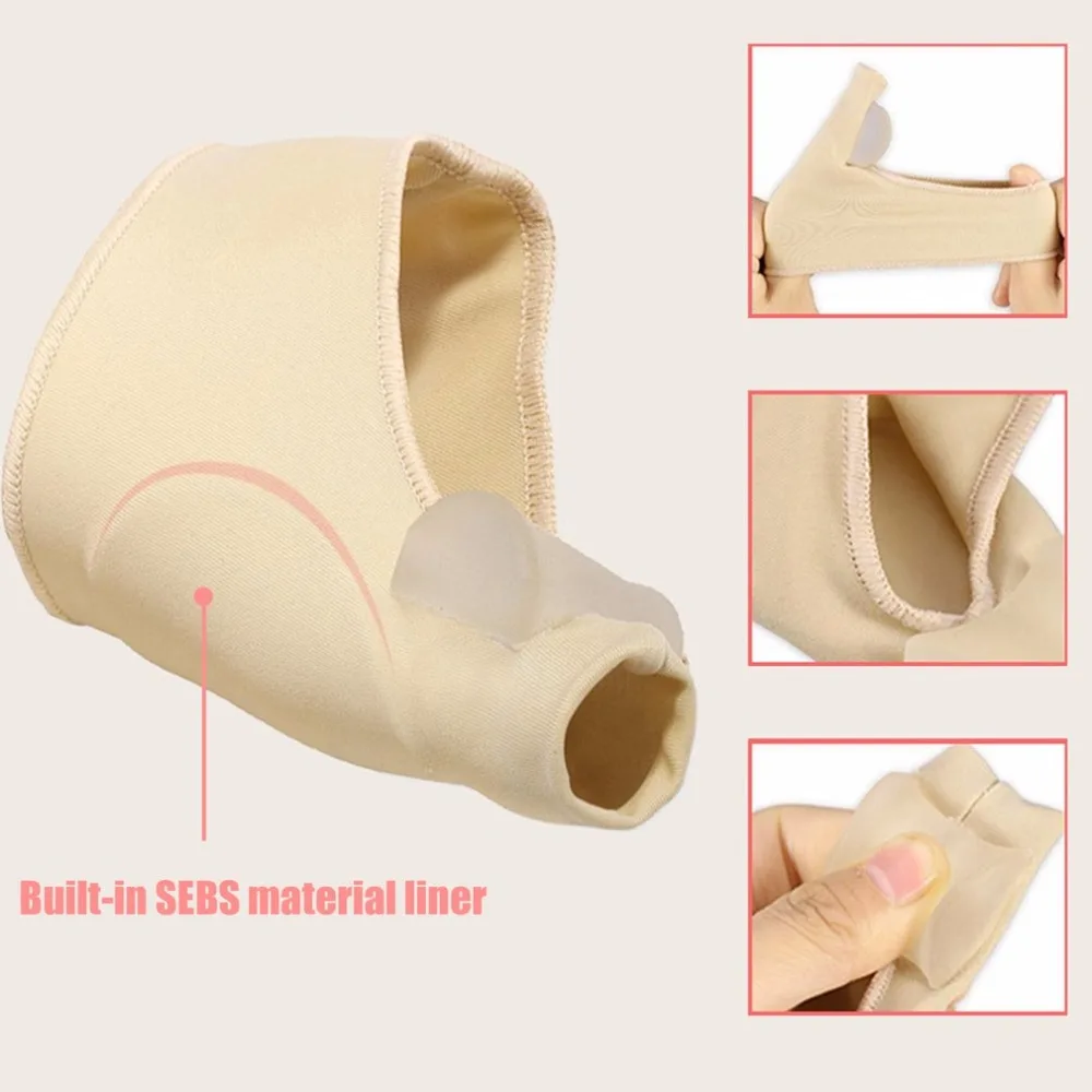 2Pcs=1Pair Big Toe Hallux Valgus Corrector Orthotics Feet Care Bone Thumb Adjuster Correction Pedicure Socks Bunion Straightener