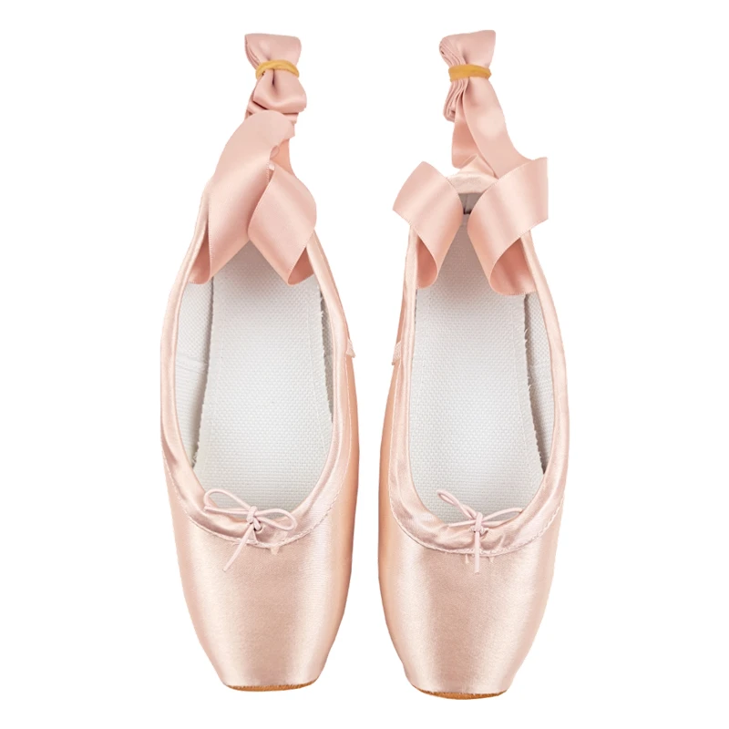 Dance Shoes Professional Ballet Pointe Shoes Ladies Dance shoes With Ribbons For Women Girls Child Satin Ballet Shoes