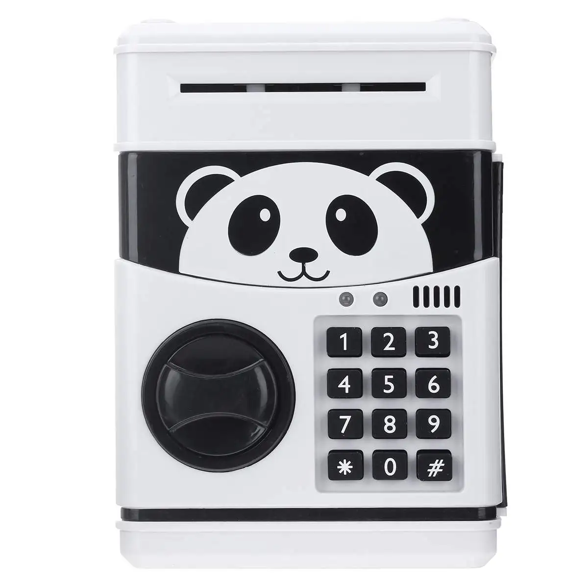 Panda Электронная Копилка, банкомат с паролем, копилка для денег, копилка для монет, копилка, сейф, Автоматический депозит, Банкнота, рождественский подарок