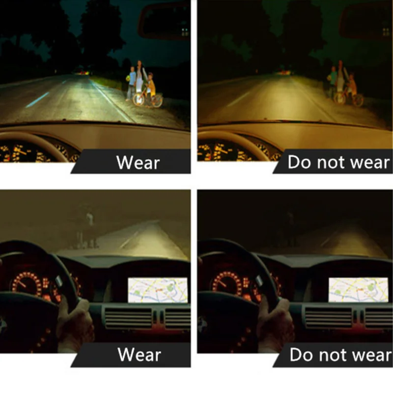 Новинка очки ночного видения для водителя Солнцезащитные мужские модные