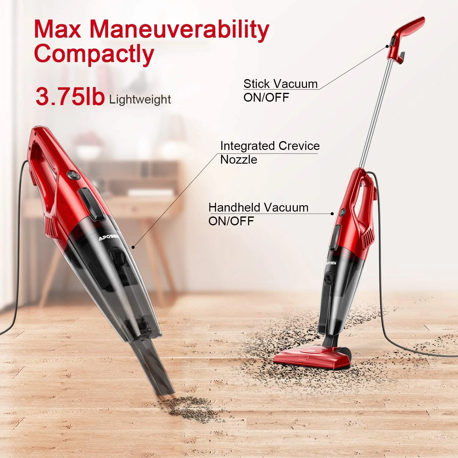 Aposen Vacuum Cleaner St600 Corded 