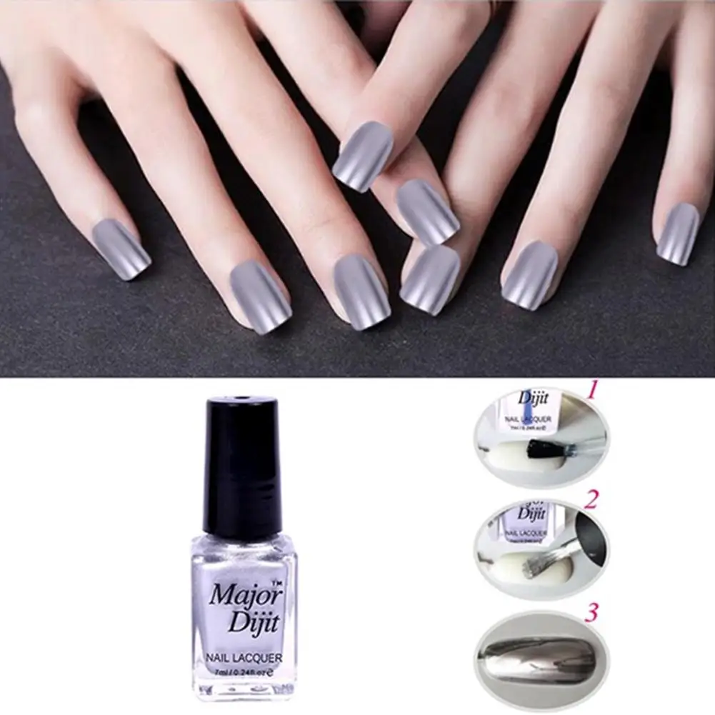 

7ml Women Mirror Effect Quick Drying Long Lasting Nail Polish Varnish Lacquer