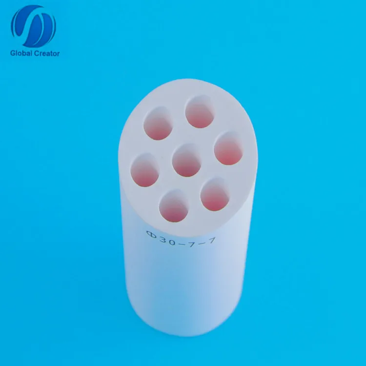 

High Alumina 99 95% Oxygen Sensor Zirconia Ceramic Ignition Tube For Cane Sugar Production