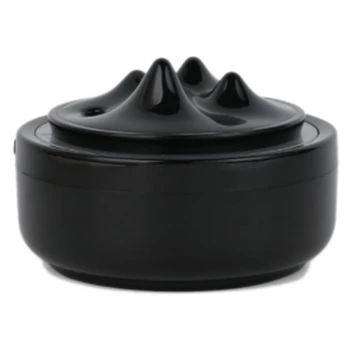 

New USB Air Humidifier Mountain Essential Oil Diffuser 300ML Car Air Freshener Purifier Mini Humidification with Lamp Lights Bla